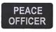 PEACE OFFICER  Patch 8
