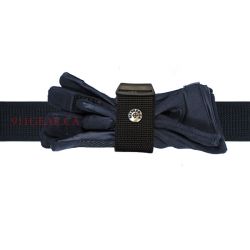 Tactical duty belt glove holder, you can wear your gloves vertically or horizontally thanks to its adjustable straps with velcro
