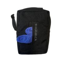 disposable glove holder for your duty belt. Holds 20 extra large nitrile gloves