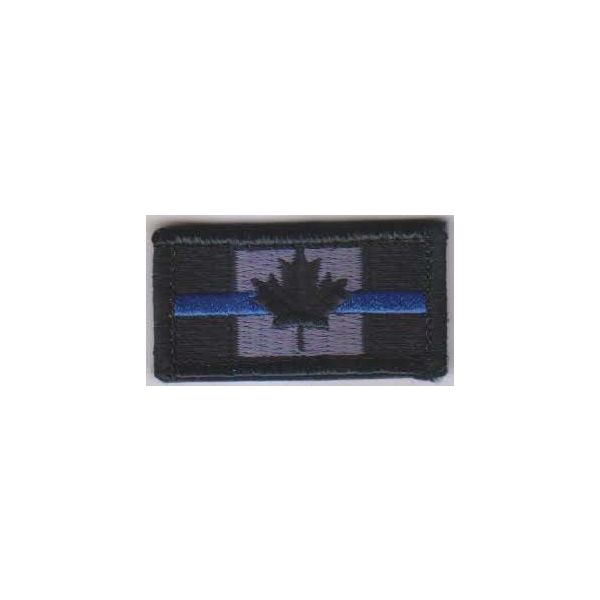 Embroidered Thin Blue Line Police Patch (velcro) 