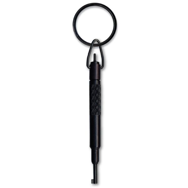 ZT11-LG 5″ Large Grip Aluminum Handcuff Key – Black