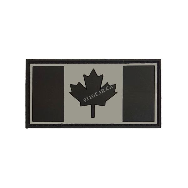 Subdued  Canadian Flag PVC Patch 