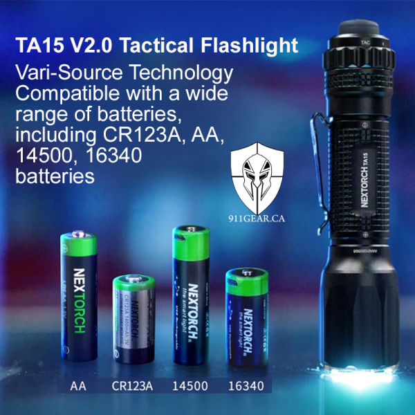 TA15 V2 NEXTORCH 700 Lumen Tactical Flashlight 