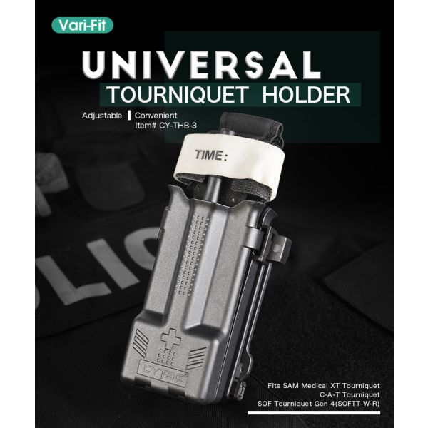 Vari-Fit | Universal Tourniquet Holder - Duty Belt or MOLLE